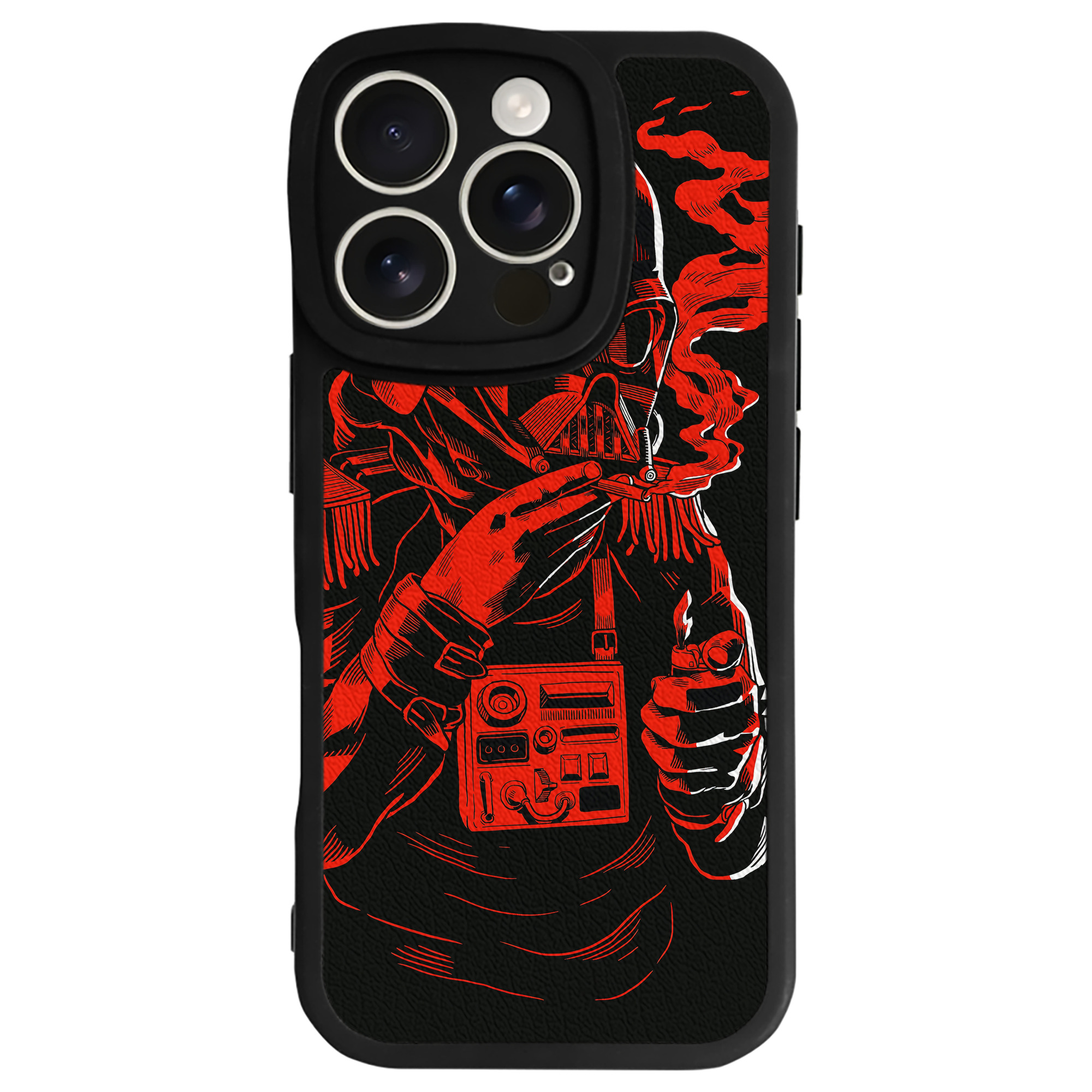 （画像用） スター・ウォーズ Star Wars 【iPhone 16シリーズ対応】シリコンスマホケース（レザー調） 材質：シリコン